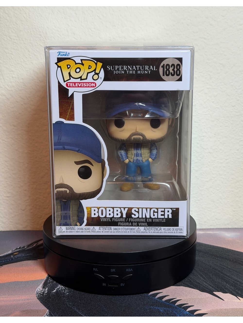 Funko Pop! Television - Supernatural: Bobby Singer #1838 w/ Protector